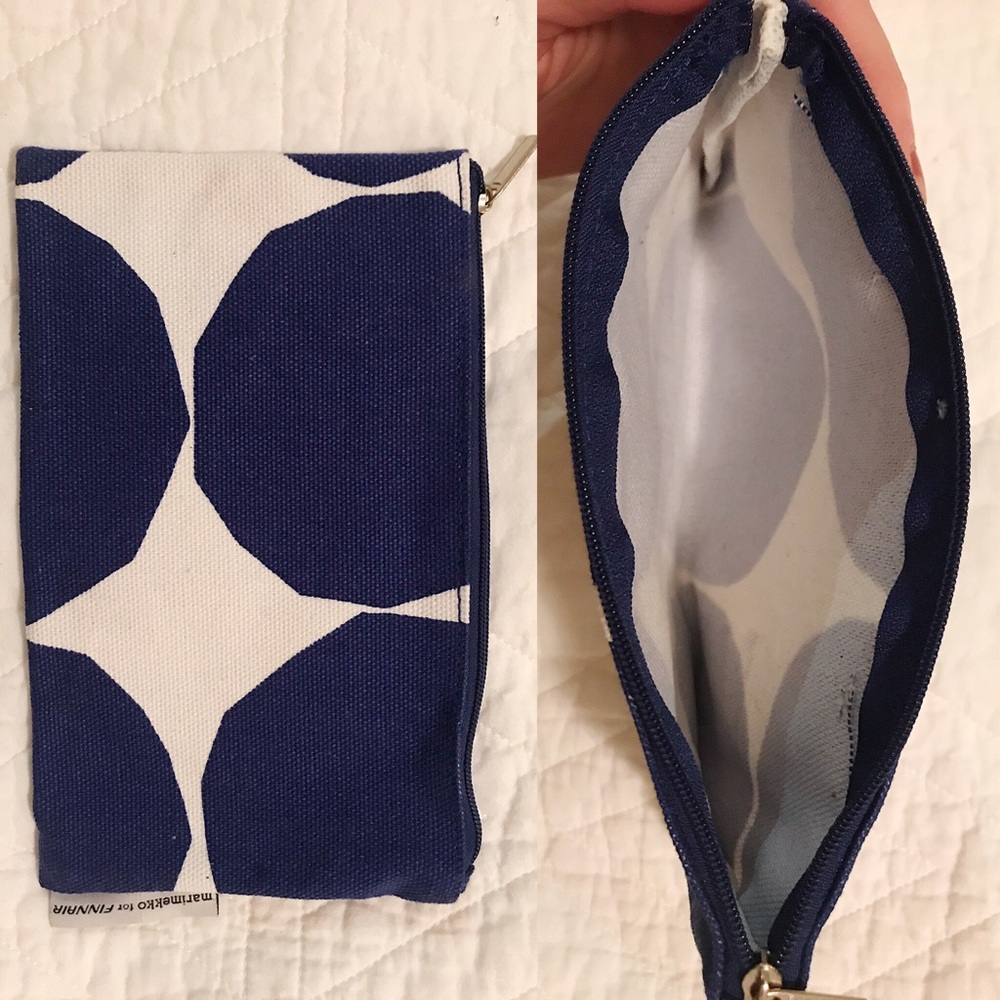 Free with purchase Finnish Marimekko Pouch!